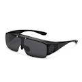Pikkukuva 1 / 4: Polarisoidut aurinkolasit Flip Up Fit Over reseptilasit Flip Up Shield Valonsuojaus Wrap Around UV400