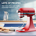 Miniatyrbillede 5 af 5: Poleret Degkrog i Rustfrit Stål til KitchenAid Stativmixer, Passer til 4,5-5 Qt Tilt-Head Stativmixere til KitchenAid Dej