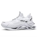 Miniatyrbillede 1 af 3: Herrsneakers Andas løbesko Skridsikre sportssko 8811 Hvid White 46