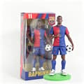 2026 VM Fodboldstjerne Figur, 22cm Messi Ronaldo Mbappé Yamal Samlermodel, Fodboldfans Displaypynt-FY- Raphinha