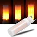 Miniatyrbillede 5 af 5: G9 Flammelampe LED Pære 0,5w Pc Keramikfarve 10lm 36*2835 Smd Ac 220-240v 1300-1700k 360 Grader [Energiklasse A] 4-pak