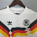Miniatyrbillede 5 af 9: TYSKLAND 1990 HJEMMEBANETRØJE Retro Fodboldtrøje-X42- L