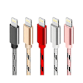 Pikkukuva 1 / 5: 5-pakkaus 2m punottuja Lightning-kaapeleita lataus- ja datakaapeli iPhone 11 13 14 -KK