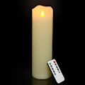 Miniatyrbilde 1 av 8: 1 stk LED-blokklys, ekte voks 10 tommer med fjernkontroll for bryllupsdekorasjon 10 tommer – 10 tum – 1 styck 10 tum \u2013 1 styck