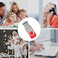 Miniatyrbillede 5 af 5: 10-pak USB-stik USB 2.0 tom enhed Bulk-pak Drejelig Memory Stick Viktig lagring Jump Drive Zip Drive 10 Pak Rød 10 Pack Red 16GB