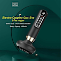 Miniatyrbilde 3 av 5: Elektrisk Gua Sha-massasjeapparat med 12 Sugstyrker, Stålkuler, Negativt Trykk, Kopping, Meridianmassasje, Skraping, Hvit
