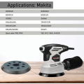 Miniatyrbillede 2 af 3: Makita slibepude 125mm 8 huller slibeskive Makita 5 tommer slibepude (sort)
