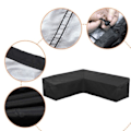 Miniatyrbilde 3 av 5: Vanntett beskyttende trekk for hjørnesofa utendørs S (215 x 215 x 87cm)