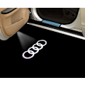 Miniatyrbillede 1 af 5: Passer til Audi Aodi velkomstlys A4LA5A6L atmosfærisk lys A7A8LQ3Q5Q7 dørlaserprojektionslys (2-pak)