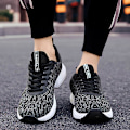 Miniatyrbillede 5 af 5: Herrsneakers Andas løbesko Mode Damesportssko 04 Sort Black 45