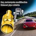 Miniatyrbild 5 av 5: Turbo Whistle Avgasrör Oversized Roar Maker för bilar och motorcyklar, Bil Turbo Sound Whistle Avgas Sound Booster Silver Silver XL