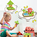 Miniatyrbild 3 av 3: My Magnetic World Blocks Byggleksaker för pojkar 6-12 år