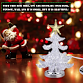 Miniatyrbillede 2 af 5: USB-drevet Flerfarvet Skrivebords LED Juletræ med Lys