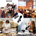Pikkukuva 5 / 5: 2-pakk - Lavalier-mikrofon mobiilille - Langaton - USB-C black 76
