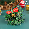 Miniatyrbilde 1 av 5: 1:12 Dukkehus Miniatyr Juldekor Girlander Juletrær Orna A A A one size