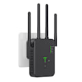Miniatyrbilde 1 av 5: WiFi-repeater 1200 Mbps, WiFi-signalforsterker Dual Band 2,4 GHz og 5 GHz WiFi-nettverksforlenger med lang rekkevidde