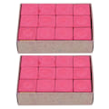 Miniatyrbilde 4 av 5: 202424stk NoSlip Cue Tip Chalk Billiard Pool Cue Tørr Kritt Tilbehør Cue Stick Kritt(Rød )
