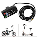 Miniatyrbillede 4 af 4: Led-display 24v 36v 48v Elcykel Kt Led 880 E-cykel Kontrollpanel Display Elcykel KL sort