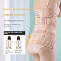 Miniatyrbild 4 av 5: 3-i-1 Postpartum Magstöd Återhämtning Mage/Midja/Bäckenbälte Kejsarsnitt Postpartum Mageband Korsett Midjetränare -CNSZ black three-piece set