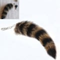Pikkukuva 1 / 3: Söpö kettu Racoon häntä avaimenperä turkis riipus avaimenperä laukut viehätys avaimet pidike pari avaimenperiä IC