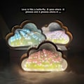 Miniatyrbilde 4 av 6: 20 Blomster Sky Tulpan Speil Nattlampe, DIY LED Dekorasjon for Soverom (Rosa) Rosa Rosa Rosa
