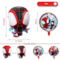 Miniatyrbillede 2 af 5: Spidey og hans fantastiske venner folieballoner, Spidey fødselsdagsfest ballon dekorationer (FMY)
