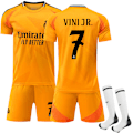 Miniatyrbilde 1 av 2: 2024-2025 Real Madrid Aawy Barn- och vuxenfotbollströja Vinicius nr 7 VINI JR no. 7 VINI JR no. 7 VINI JR no. 7 VINI JR Adult M