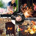 Miniatyrbild 5 av 5: Fickblåsbälg 3 st Blåsrör i rostfritt stål Hopvikbart blåsrör för öppen spis Grillplatser Lägereld Blåser luft i en eld Resa