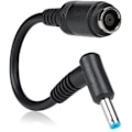 Miniatyrbilde 1 av 3: AC-strømkabeladapter for bærbar PC-adapter spisskontaktkonverter for HP-datamaskin 7,4x5,0 mm til 4,5x3,0 mm