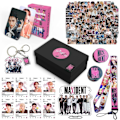 Miniatyrbillede 1 af 4: Stray Kids Nya Album Maxident Presentæske Kpop Merchandise Foton Lanyard Nøglering Gaver til Skz Fans A A