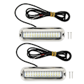 Miniatyrbillede 1 af 6: Vandtæt Marin LED Bådlampe - Blå, 42 LEDs, 10-30V DC, Undervands, Drænproplampe-X42-