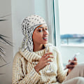 Miniatyrbillede 2 af 5: stk. Dame Bomuld Kemoterapi Hat Turban Hue, Bandagerede Hovedtørklæder Hovedbeklædning Tørklæder Beanies Stretch Soveturban Hat {DB}