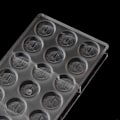 Miniatyrbillede 3 af 3: Grainrain Polykarbonat Chokoladeform Chokolade Kageform