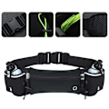 Miniatyrbild 2 av 5: Running Belt with Bottles - Optimal Hydration for Active Black Black Svart