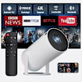 Miniatyrbild 1 av 5: 5G 4K Projektor Smart HD LED WiFi Bluetooth HDMI. USB Android Hemmabio - WELLNGS