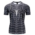 Pikkukuva 4 / 5: 3D Spider-Man-painettu lyhythihainen kompressiopaita miehille, hengittävä kuntoilu Väri 3 2XL Väri 3 Color 3 2XL