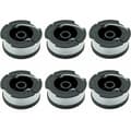 6-pack A6481 A6485 Spools for Black Decker Lawn Mower-FY-