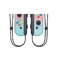 Miniatyrbild 2 av 2: Nintendo Switch-kontroll Joycon trådlös Bluetooth-spelkontroll fjärrväckning med handledsrem, stöder fitness Pink green gradient