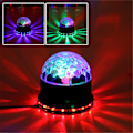 Miniatyrbilde 1 av 5: Discokule Partylys, 6 Farger Rgb Dj Lys Roterende Scene Strobe Lampe, Lydaktivert Dansende Scene Lys Dekor For Bar Jul eu plug