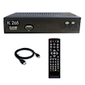 Pikkukuva 1 / 5: DVB T2 HEVC 265 Digitaalinen TV-vastaanotin DVB-T2 265 1080P HD-dekooderi USB Maakohtainen TV-vastaanotin Digiboksi EU-pistoke