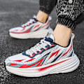Miniatyrbillede 2 af 5: Herresneakers Andas sportssko Mode løbesko 3Clt179 WhiteRed WhiteRed 44