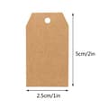 Pikkukuva 2 / 2: Paper tags with string, 100-pack Beige-FY-