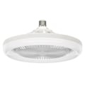 Pikkukuva 1 / 5: LED-tuuletin, valo E27 lampunpidike, pyörivä mini kattotuuletinlamppu, kaukosäätimellä-MP