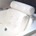 Miniatyrbillede 3 af 5: Badekarpude, badehovedstøtte, åndbar 3D mesh badekar SPA pude R & Eacute; mugresistent med 6 sugekopper til badekar