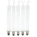 Miniatyrbillede 1 af 5: Tekstil Clip-on Fødevarekvalitet Sublimering Blank Universal Baby Med Clip, 30stk
