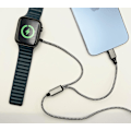 Miniatyrbild 2 av 5: Laddare för Apple Watch iWatch Series 7/6/SE/5/4/3/2/1, 2 i 1