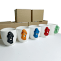 Miniatyrbild 1 av 5: Klättermugg - Klätterpresenter - Mugg för klättrare - Bergsklättringstillbehör - Pinch Hold Mug (FMY) blue 1pcs