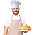 Pikkukuva 2 / 3: Säädettävä elastinen kokkihattu leivontaan ja ruoanlaittoon aikuisille[YDE]