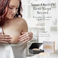 Miniatyrbild 2 av 5: Nippies Nippelskydd - Klibbiga Silikon Nippelskydd - Återanvändbara Nippelskydd för kvinnor med resefodral