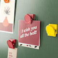 Miniatyrbild 3 av 6: 1:a Mini Magnetklämma Multi Färg Magnetisk Pappersklämma För Kylskåp Fil Index Foto Memo Kontor Skola A7127 Pink